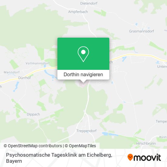 Psychosomatische Tagesklinik am Eichelberg Karte