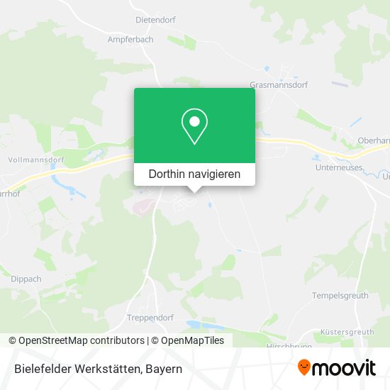 Bielefelder Werkstätten Karte