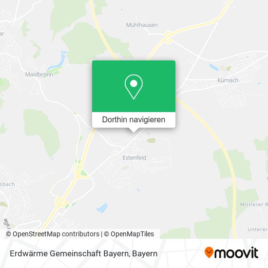 Erdwärme Gemeinschaft Bayern Karte