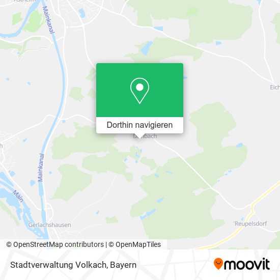 Stadtverwaltung Volkach Karte