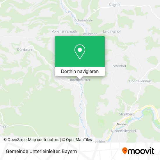 Gemeinde Unterleinleiter Karte