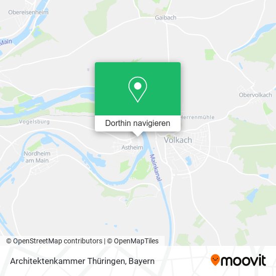 Architektenkammer Thüringen Karte
