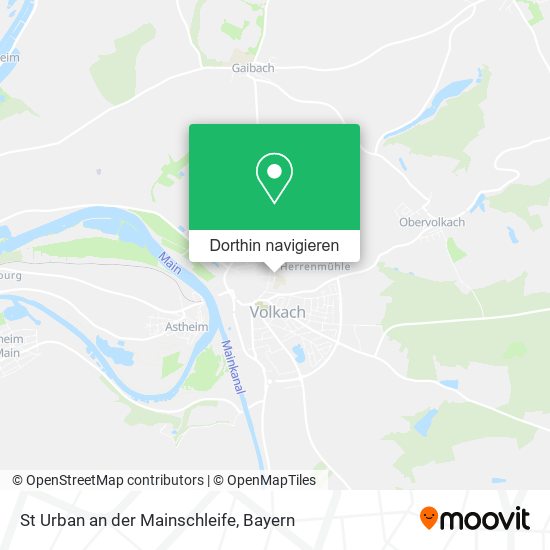 St Urban an der Mainschleife Karte