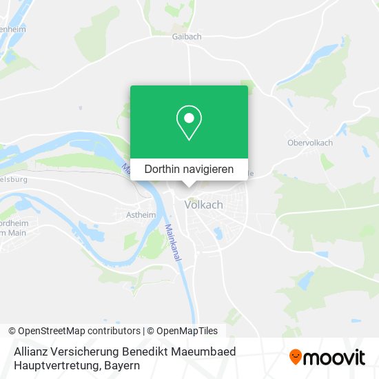 Allianz Versicherung Benedikt Maeumbaed Hauptvertretung Karte