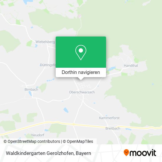 Waldkindergarten Gerolzhofen Karte