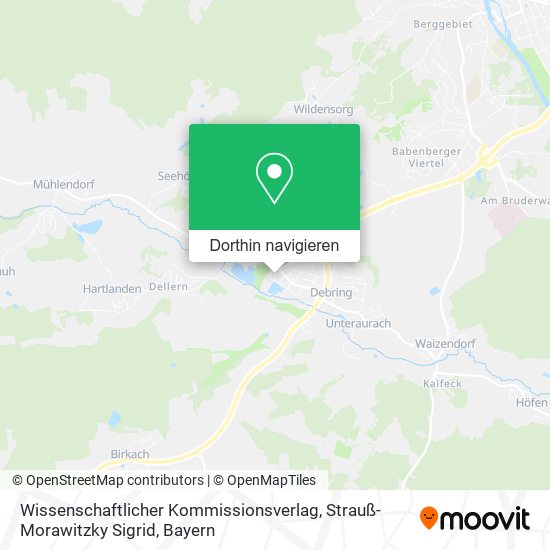 Wissenschaftlicher Kommissionsverlag, Strauß-Morawitzky Sigrid Karte