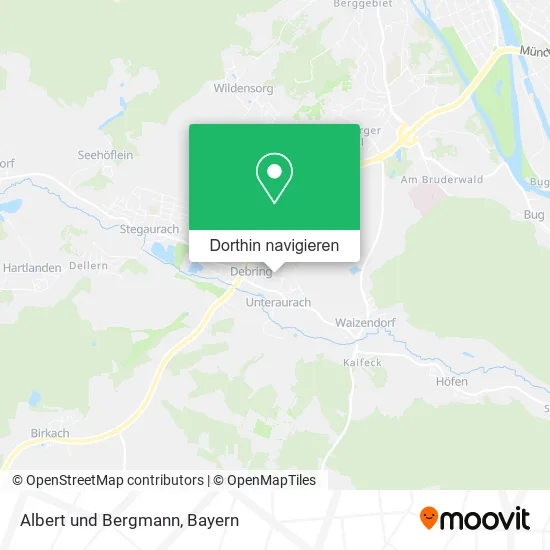 Albert und Bergmann Karte