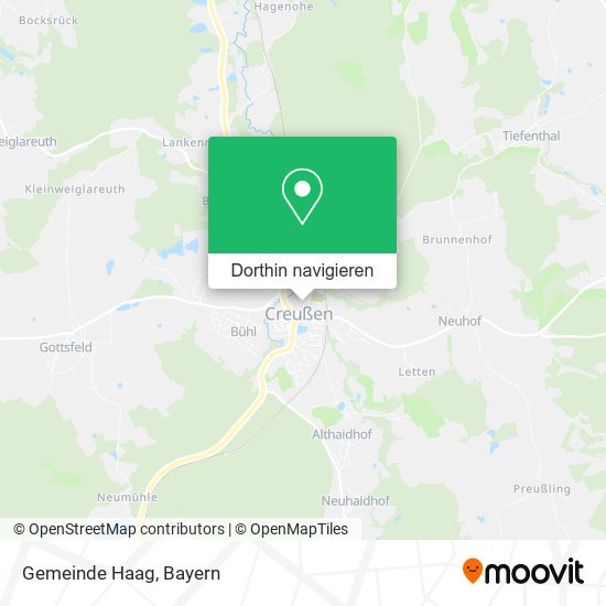 Gemeinde Haag Karte