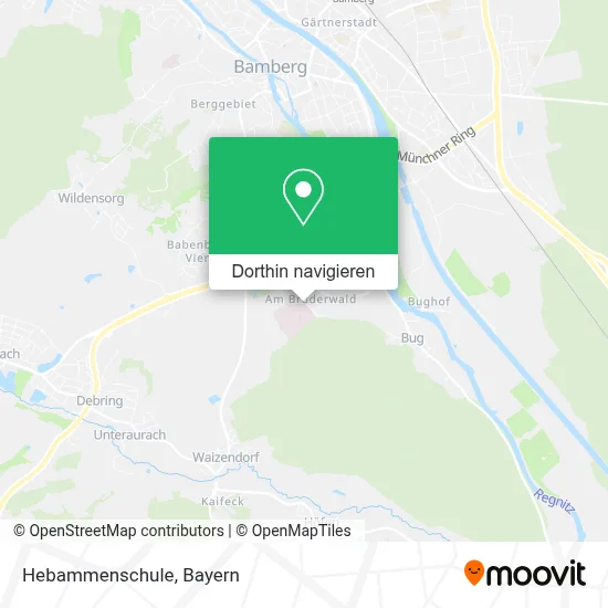 Hebammenschule Karte