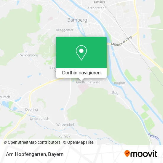 Am Hopfengarten Karte