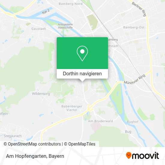 Am Hopfengarten Karte