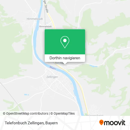 Telefonbuch Zellingen Karte