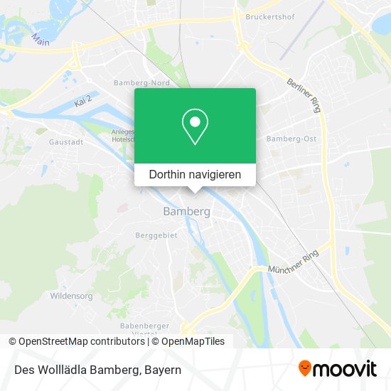 Des Wolllädla Bamberg Karte