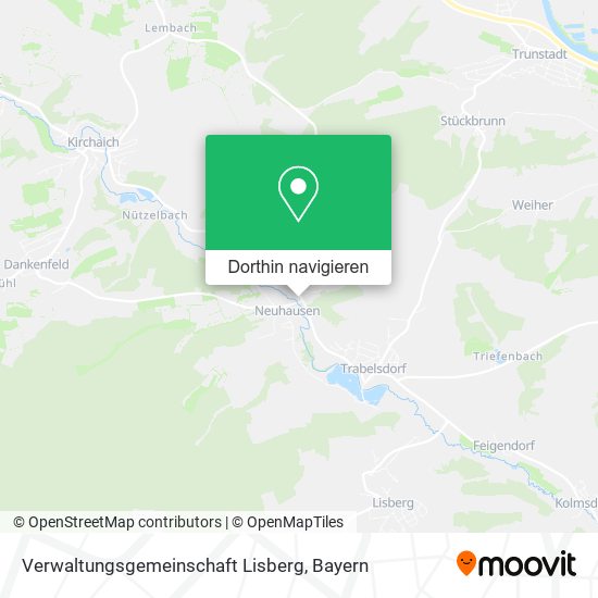 Verwaltungsgemeinschaft Lisberg Karte