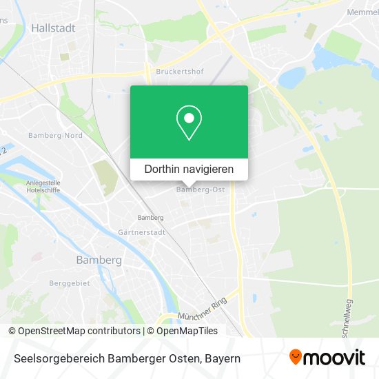 Seelsorgebereich Bamberger Osten Karte
