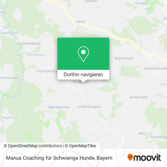Manus Coaching für Schwierige Hunde Karte