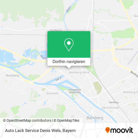 Auto Lack Service Denis Wels Karte