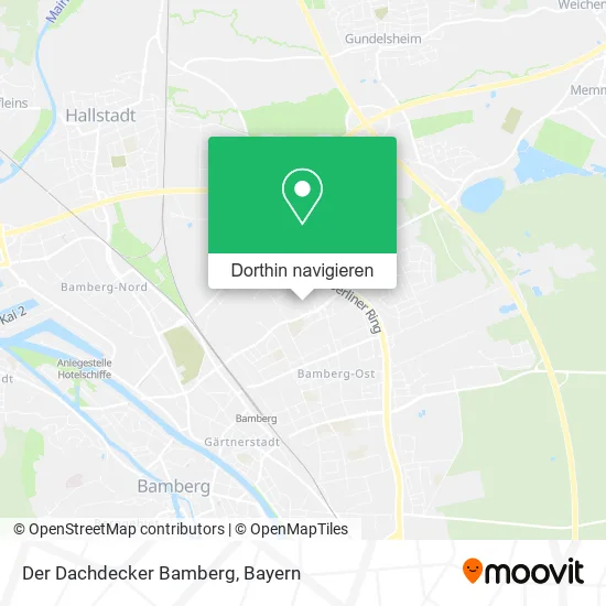 Der Dachdecker Bamberg Karte