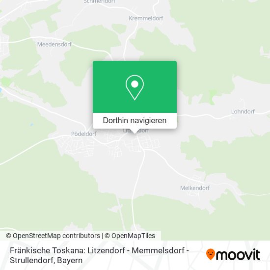 Fränkische Toskana: Litzendorf - Memmelsdorf - Strullendorf Karte