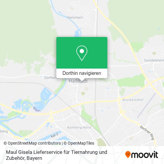 Maul Gisela Lieferservice für Tiernahrung und Zubehör Karte