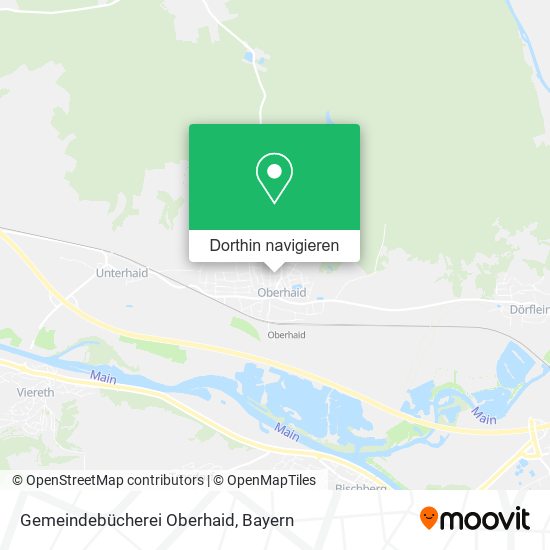 Gemeindebücherei Oberhaid Karte