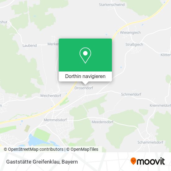 Gaststätte Greifenklau Karte