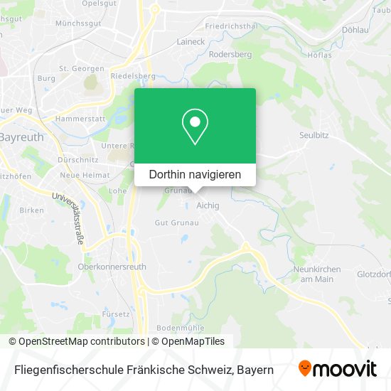 Fliegenfischerschule Fränkische Schweiz Karte