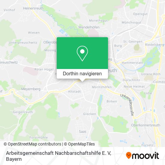 Arbeitsgemeinschaft Nachbarschaftshilfe E. V Karte
