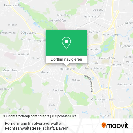 Römermann Insolvenzverwalter Rechtsanwaltsgesellschaft Karte