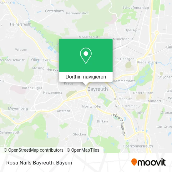 Rosa Nails Bayreuth Karte