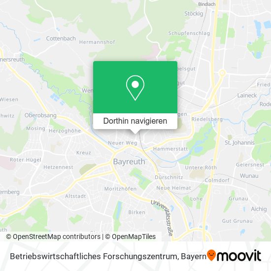 Betriebswirtschaftliches Forschungszentrum Karte