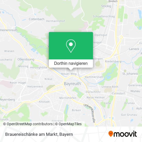 Brauereischänke am Markt Karte