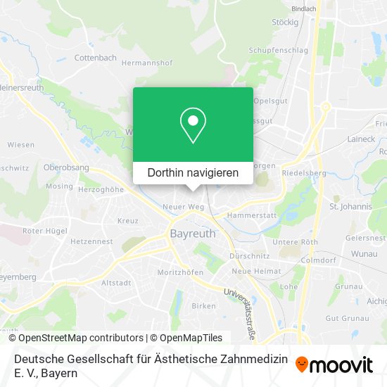 Deutsche Gesellschaft für Ästhetische Zahnmedizin E. V. Karte