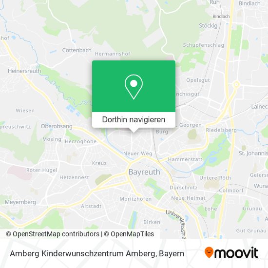 Amberg Kinderwunschzentrum Amberg Karte