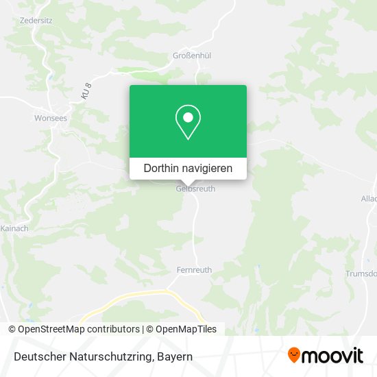 Deutscher Naturschutzring Karte