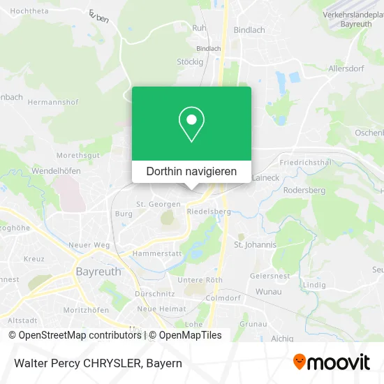 Walter Percy CHRYSLER Karte