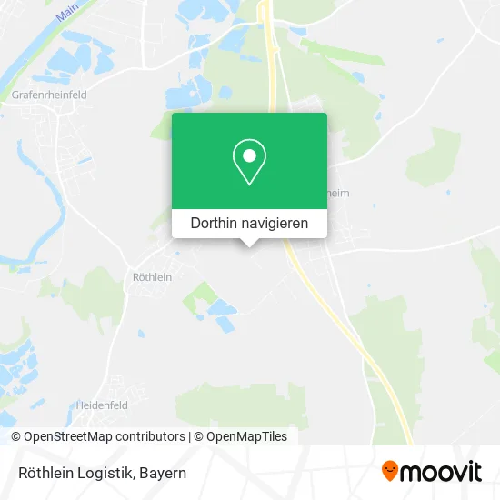 Röthlein Logistik Karte