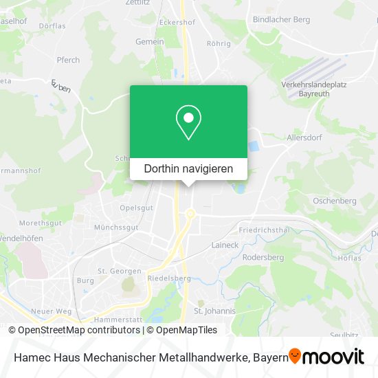 Hamec Haus Mechanischer Metallhandwerke Karte