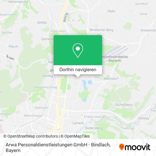 Arwa Personaldienstleistungen GmbH - Bindlach Karte