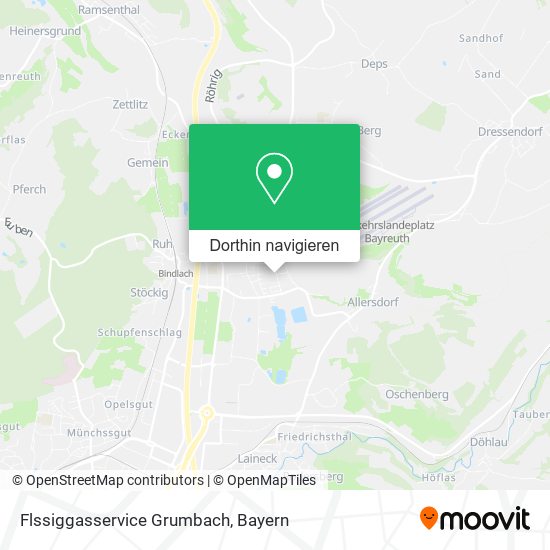 Flssiggasservice Grumbach Karte