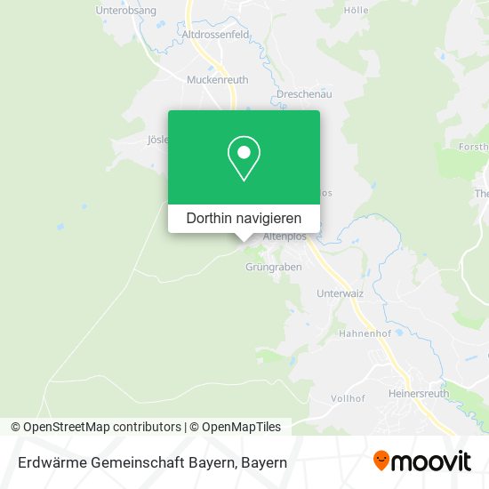 Erdwärme Gemeinschaft Bayern Karte