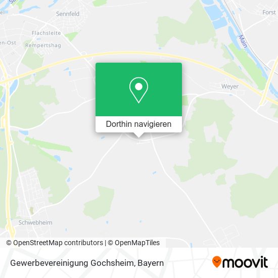 Gewerbevereinigung Gochsheim Karte