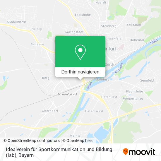 Idealverein für Sportkommunikation und Bildung (Isb) Karte