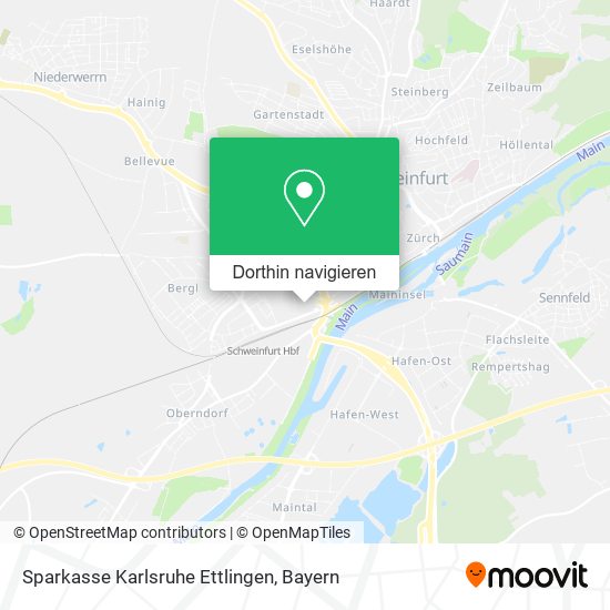 Sparkasse Karlsruhe Ettlingen Karte