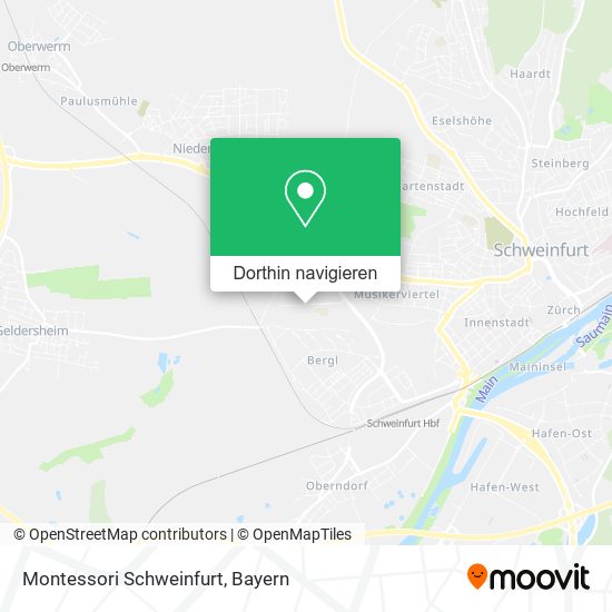 Montessori Schweinfurt Karte