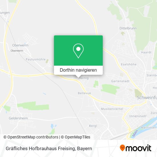 Gräfliches Hofbrauhaus Freising Karte