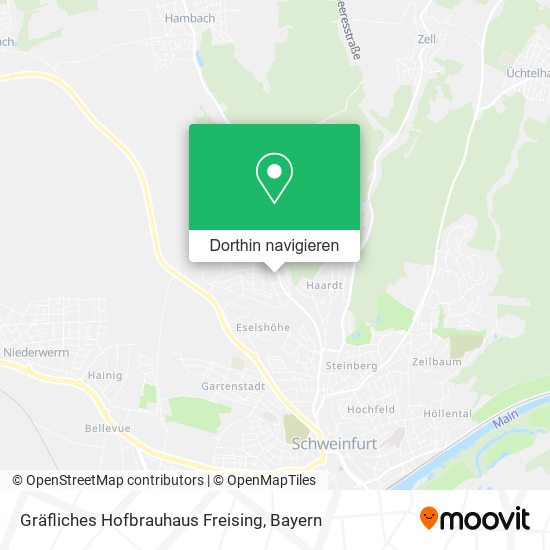 Gräfliches Hofbrauhaus Freising Karte