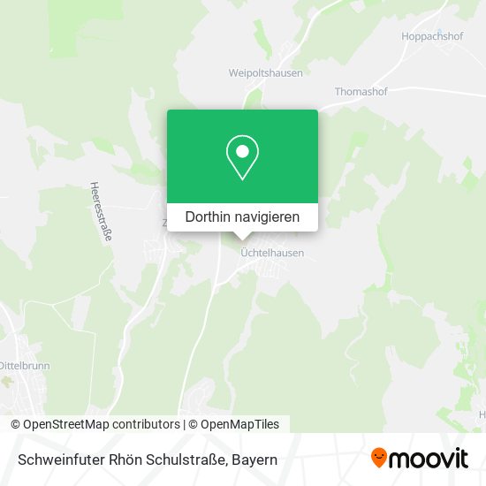 Schweinfuter Rhön Schulstraße Karte