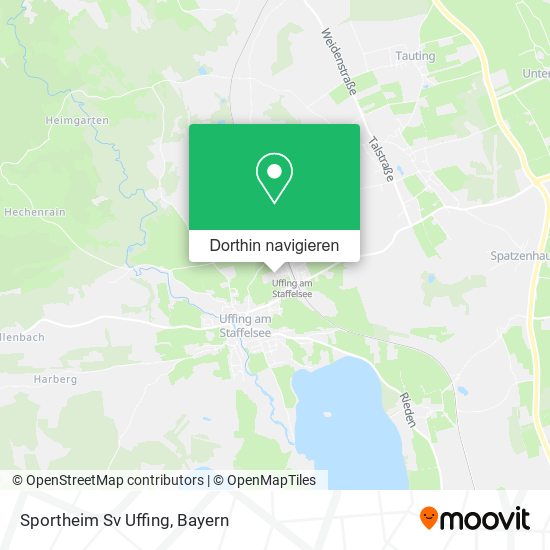 Sportheim Sv Uffing Karte