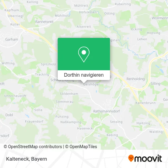 Kalteneck Karte